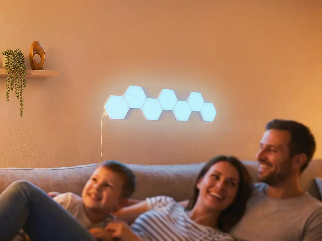 how to put led lights on wall