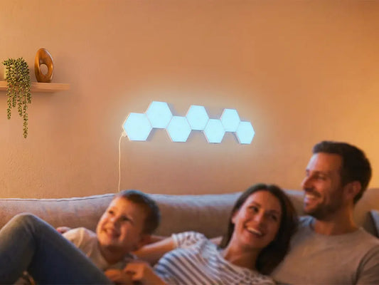 how to put led lights on wall