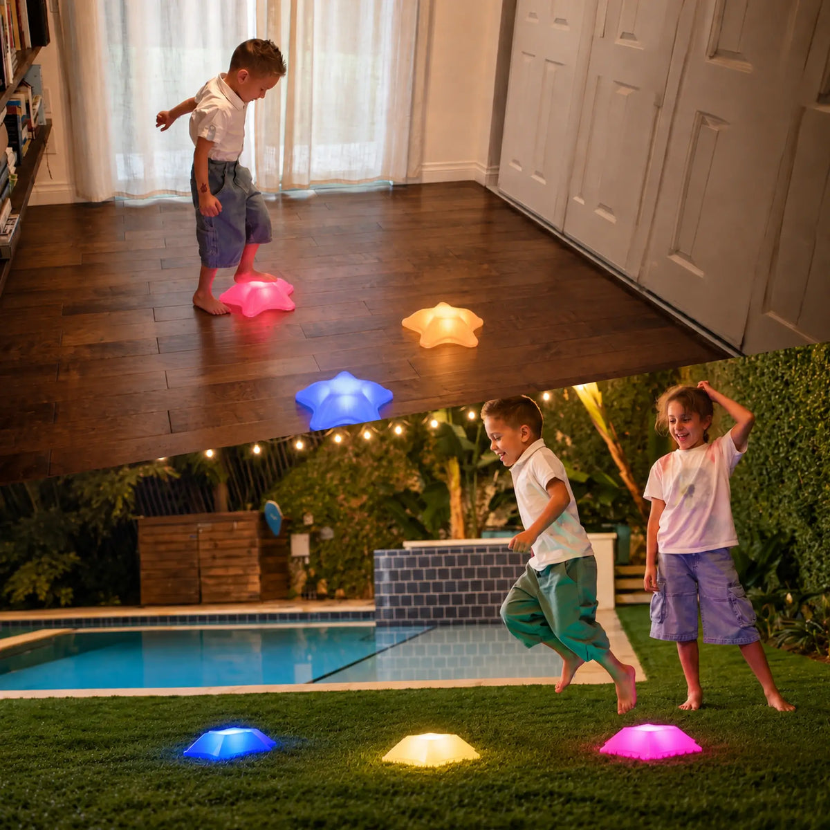 LumiSteps indoor and outdoor